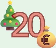 Do 20 € k Vianociam