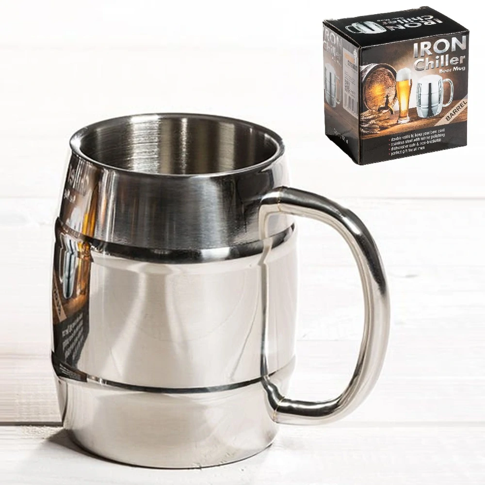 Chladiaci korbel na pivo 350ml - IRON CHILLER