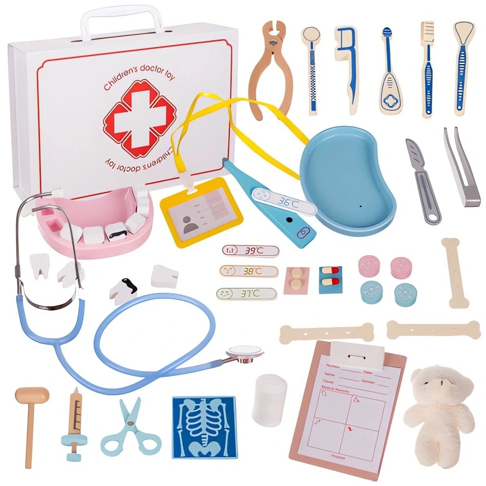 Lekársky kufrík pre deti s príslušenstvom Little Doctor Kruzzel XXL - 25115
