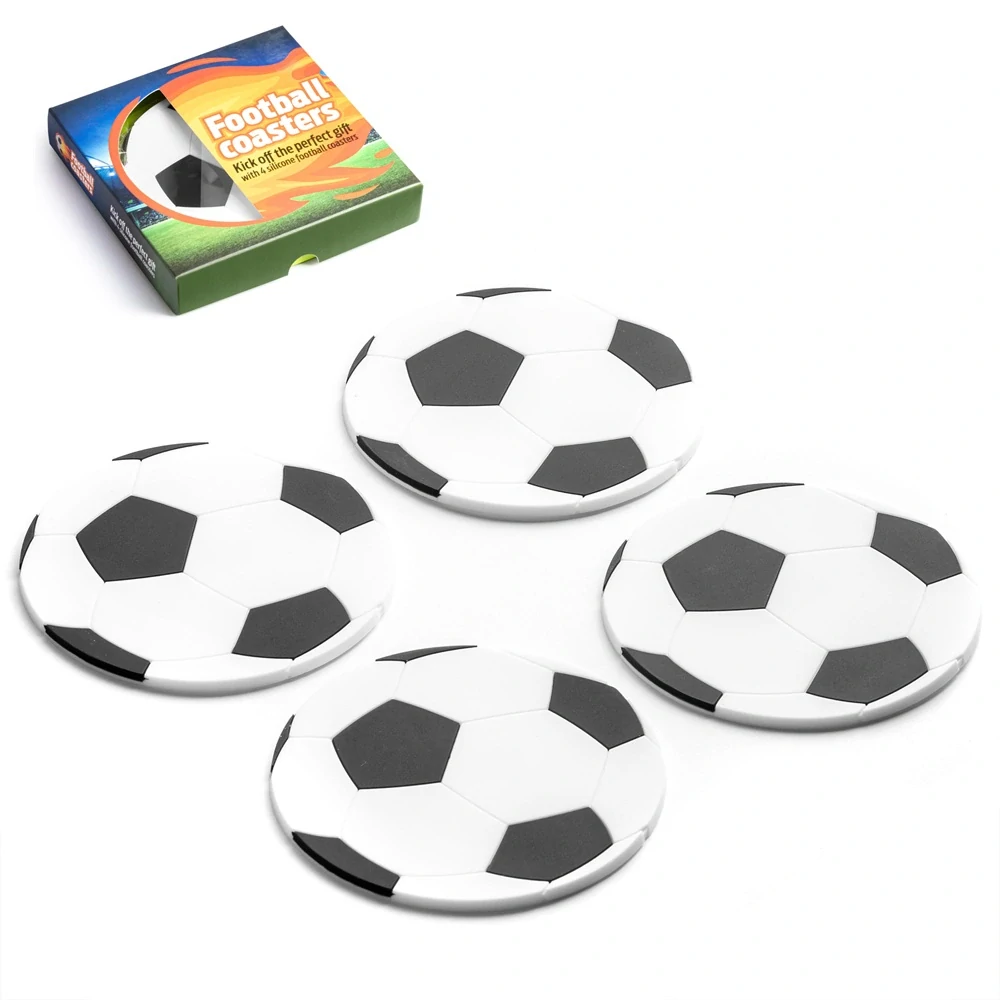 Silikónové podložky pre futbalistu, sada 4 ks – Futbalová lopta