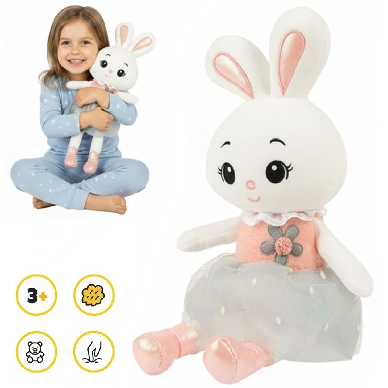 Plyšový zajačik 45 cm 26761 – Mäkučký darček pre deti