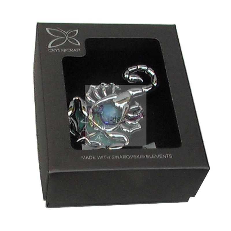 Znamenie zverokruhu Crystocraft ŠKORPIÓN - strieborná