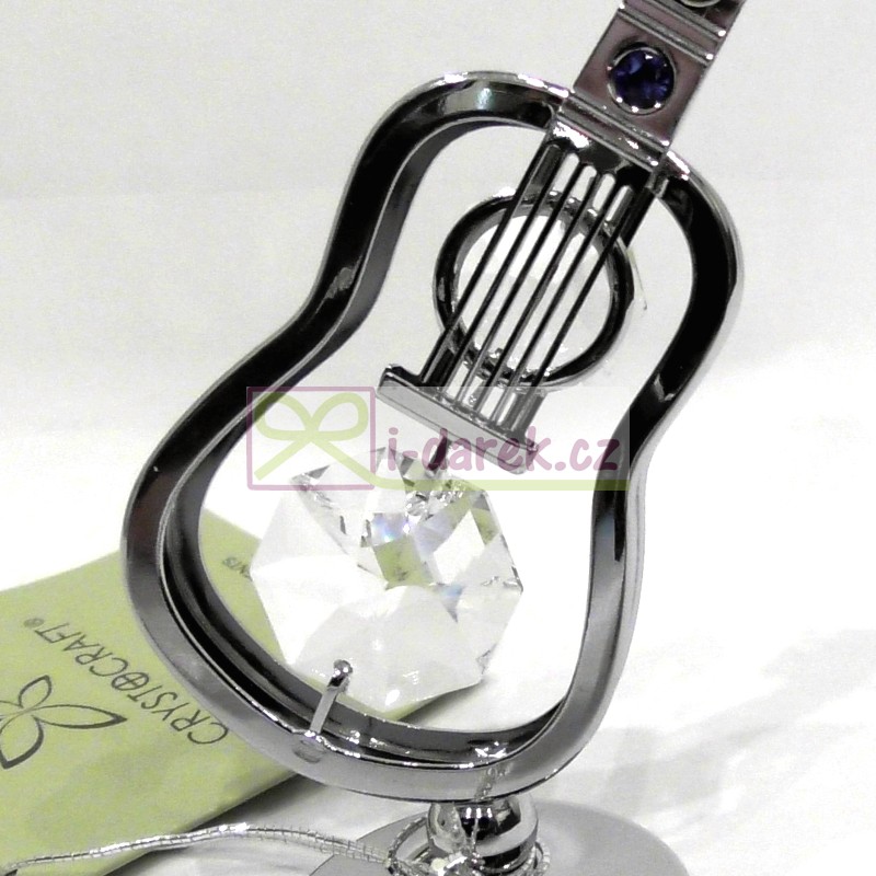 GITARA Crystocraft pre muzikantov - strieborná