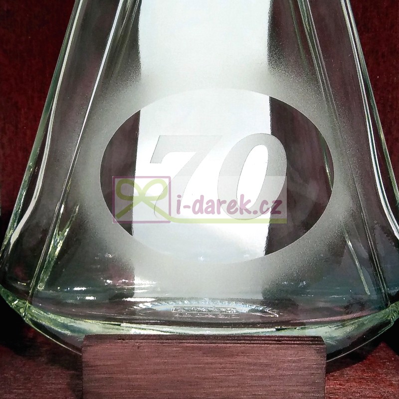 Darčeková fľaša CAPRIE 0,35 jubileum - výročie 70 rokov
