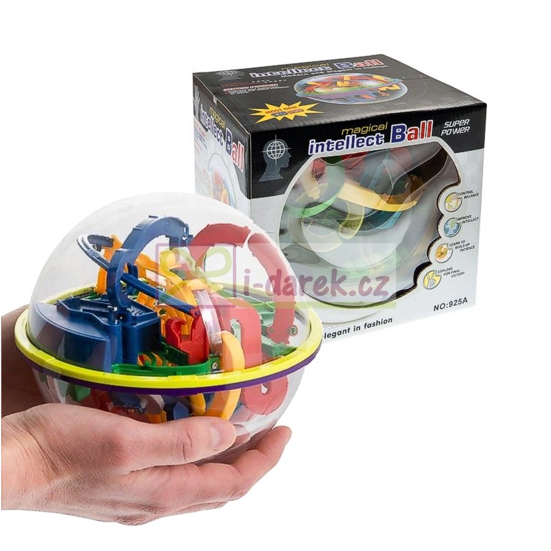 Inteligentná guľa 138 prekážok 18cm - 3D hlavolam