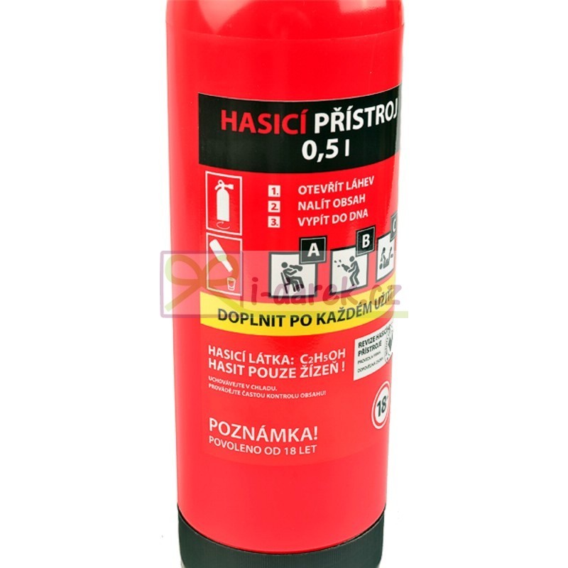 Schovávačka na fľašu - HASIACI PRÍSTROJ