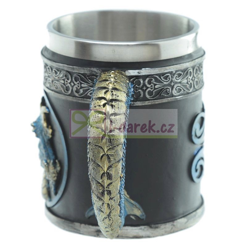 Korbel fantasy - Tajomný modrý drak