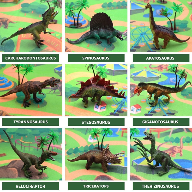 Dinosaurí svet s hracou podložkou a figúrkami