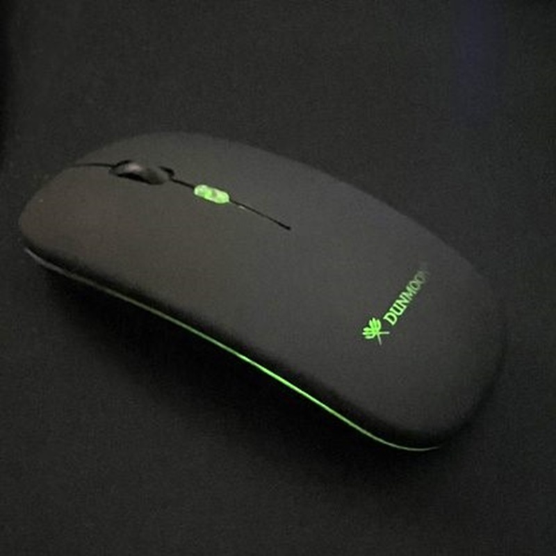 RGB bezdrôtová myš 1600 DPI Dunmoon 21843 – čierna