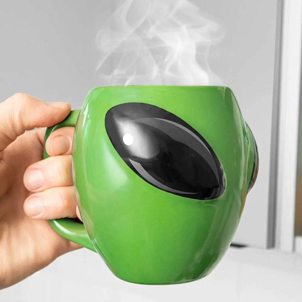 Mimozemský hrnček Alien 450 ml - zelený