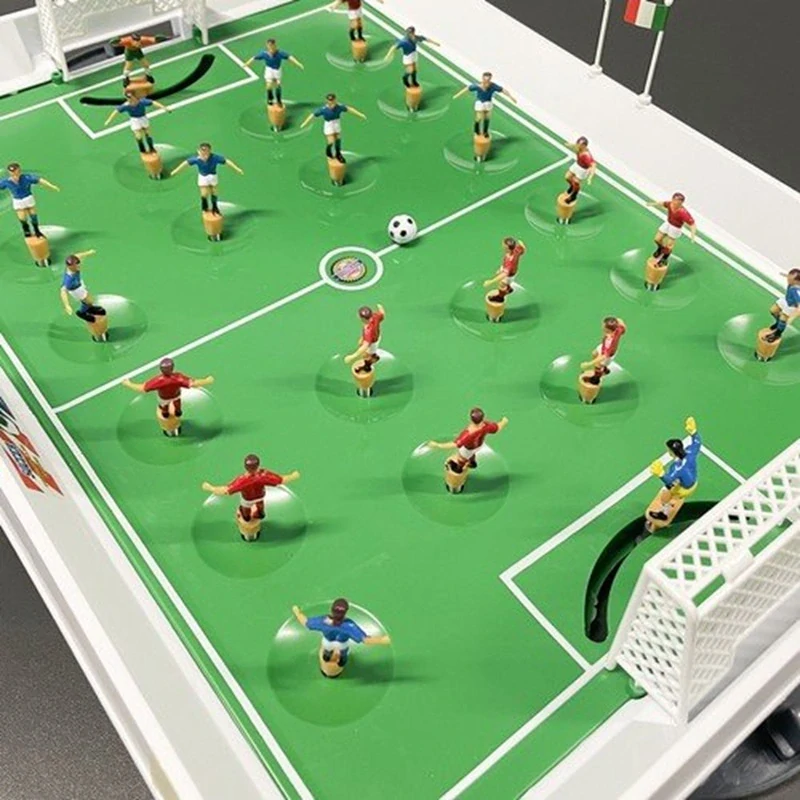 Stolný futbal pre dvoch s vlajkami