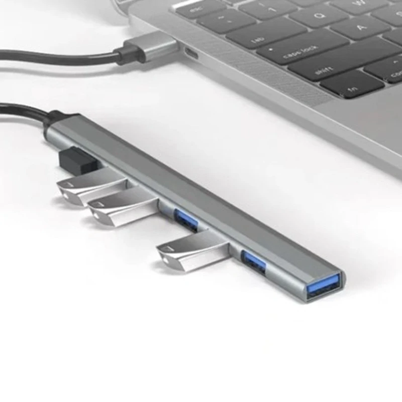 HUB 7x port - 1x USB 3.2, 6x USB 2.0