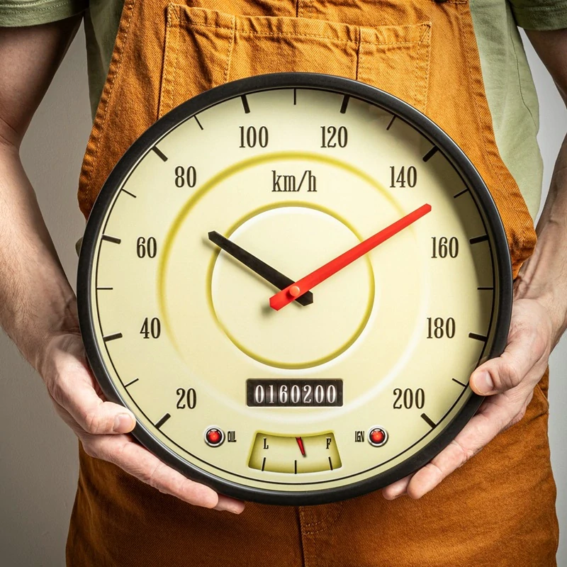 Nástenné hodiny pre auto-moto nadšencov – RETRO TACHOMETER
