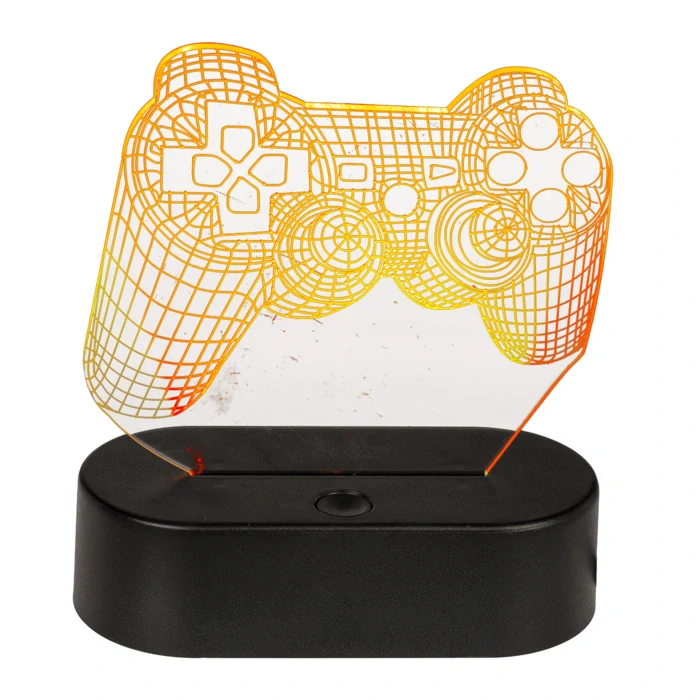 USB lampička s 3D ilúziou pre hráčov - Gamepad (Game Controller)