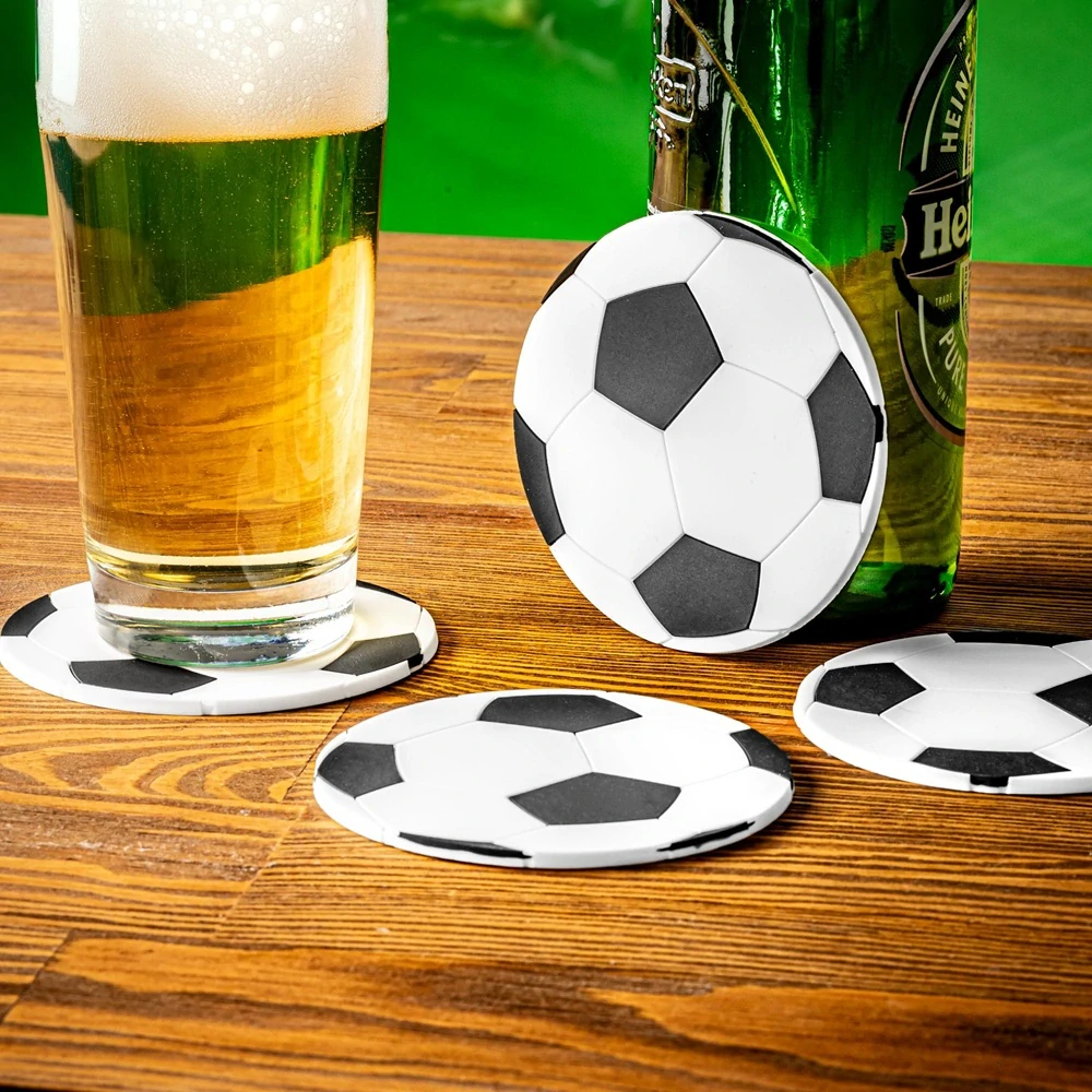 Silikónové podložky pre futbalistu, sada 4 ks – Futbalová lopta