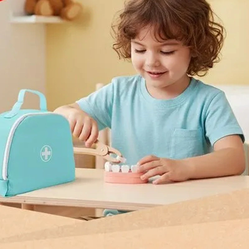 Detská sada zubára 24 ks 26421 – hra na lekára v taške