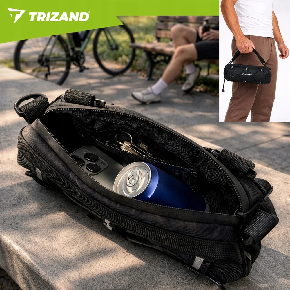 Vodeodolná taška na bicykel 1,5 l s popruhom 27352 – uchytenie na riadidlá, rám alebo pod sedlo