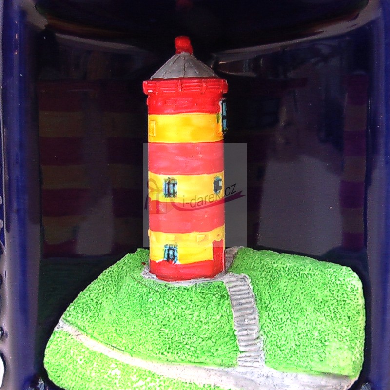 Originální hrníček maják NEZTRAŤ SE - modrý