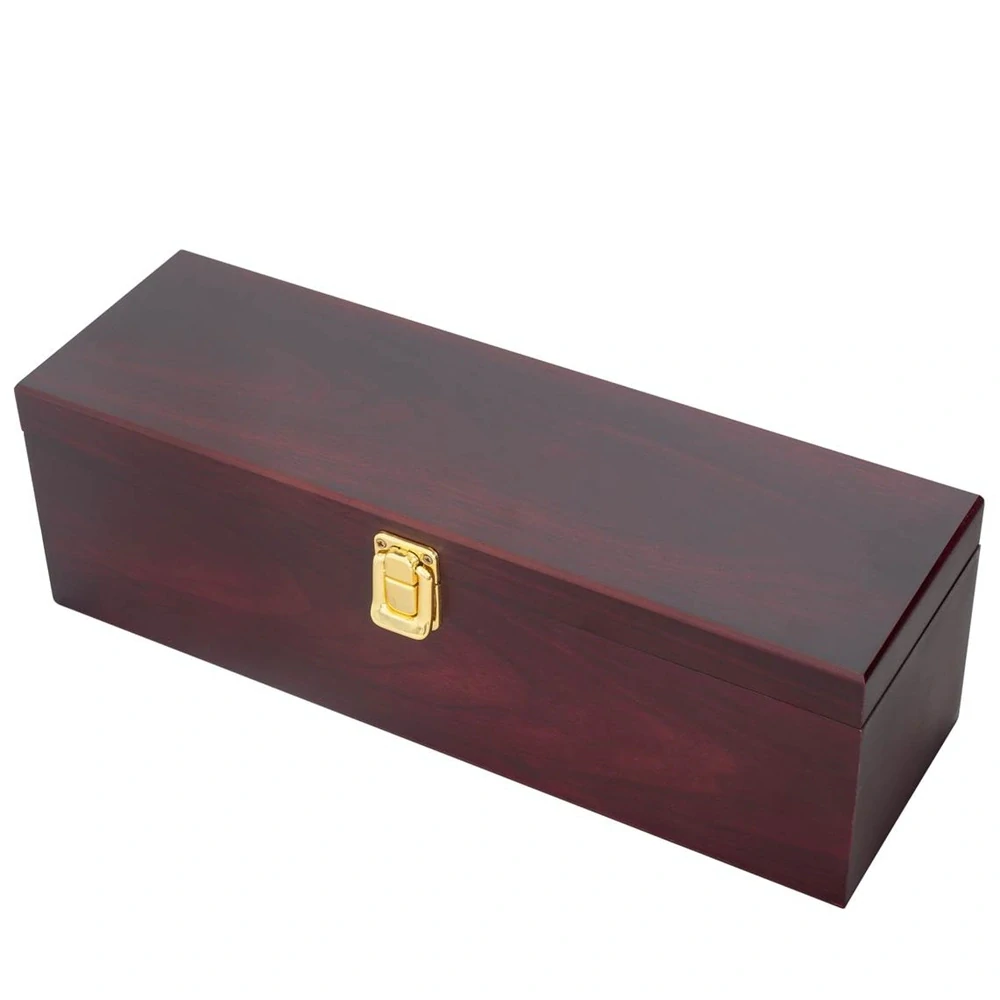 Elegantný drevený obal na víno 4 nástroje v sete k vínu