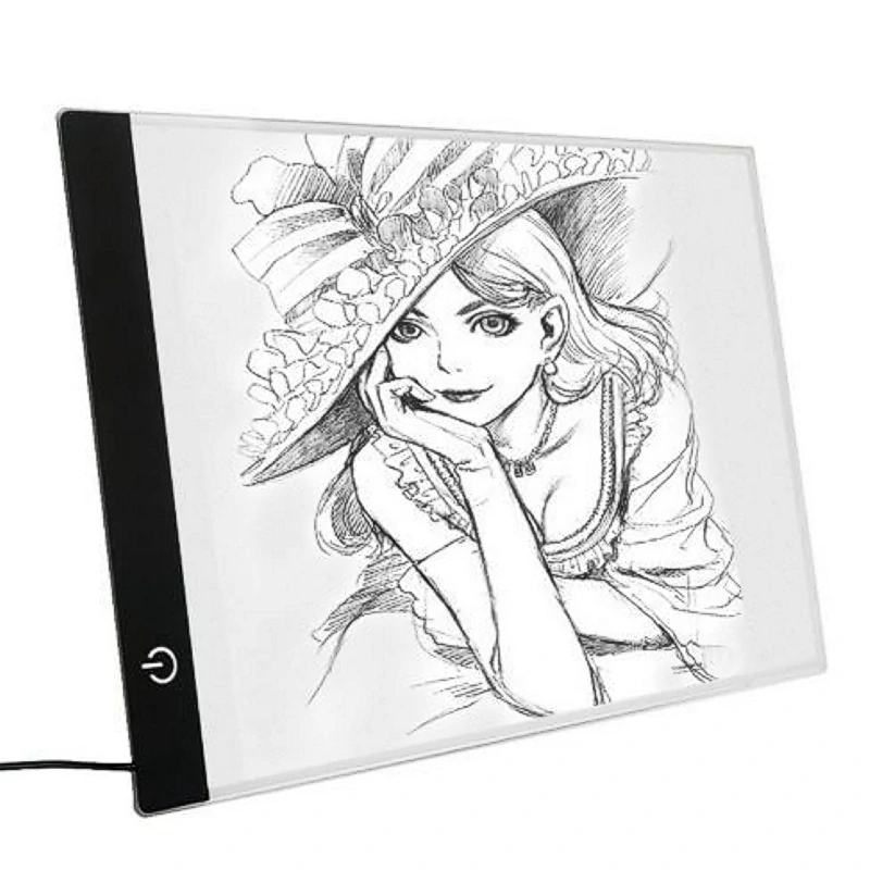 Podsvietená LED tabuľka na obkresľovanie - 33x23cm