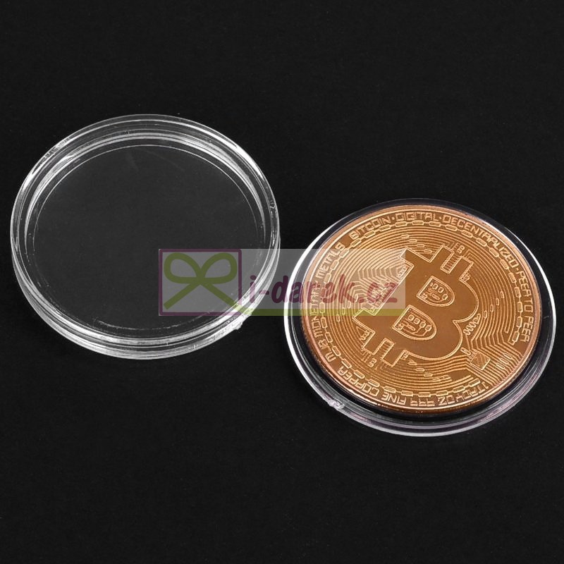Bitcoin BTL minca 4cm - medená