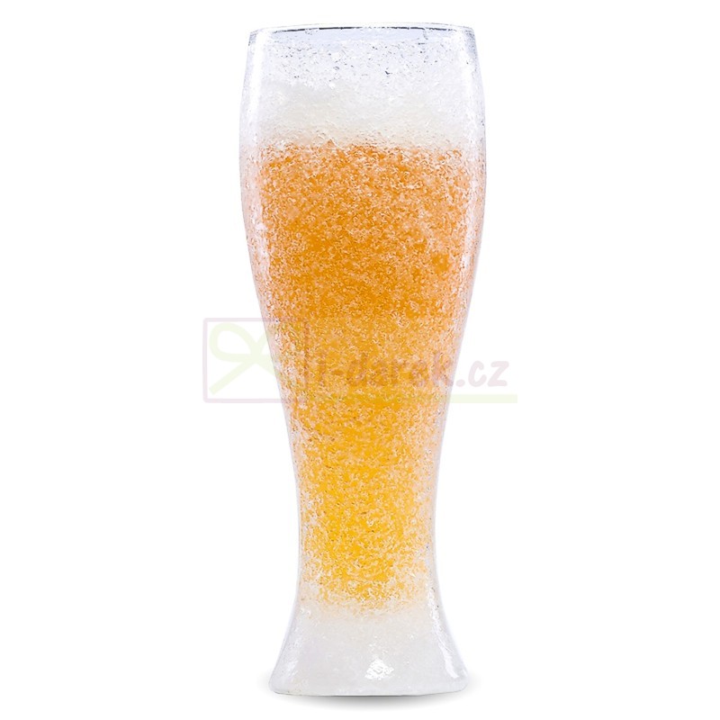 Veľký chladiaci pohár na pivo 650ml - gélový