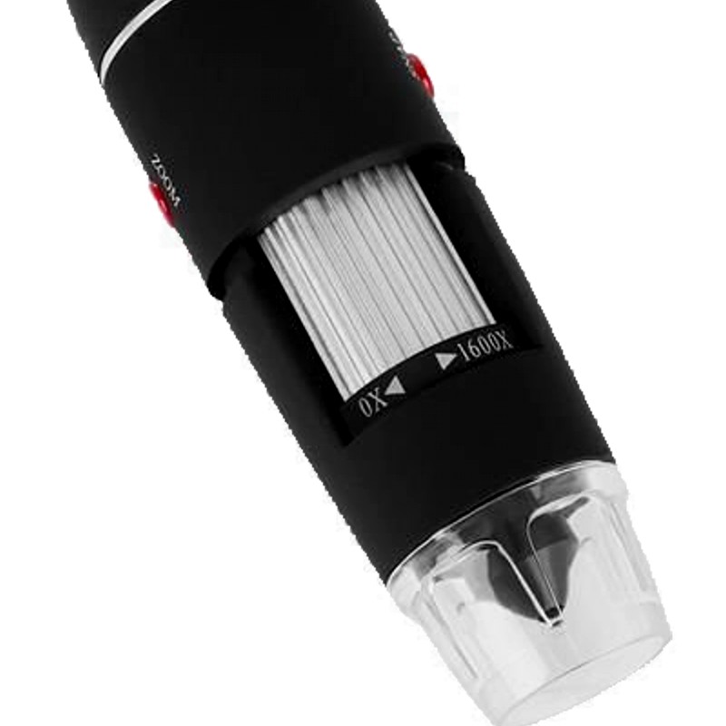 USB digitálny mikroskop k PC, 8LED osvetlenie - ZOOM 0x-1600x