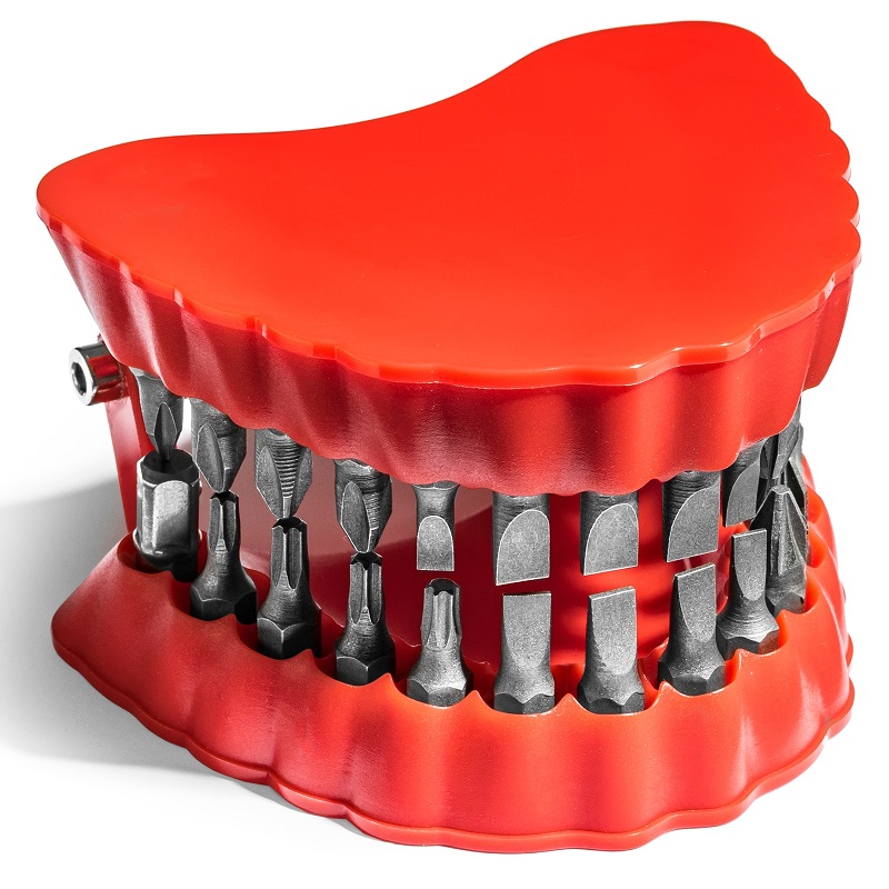 Originálna sada bitov 28ks so stojanom - Zubná protéza