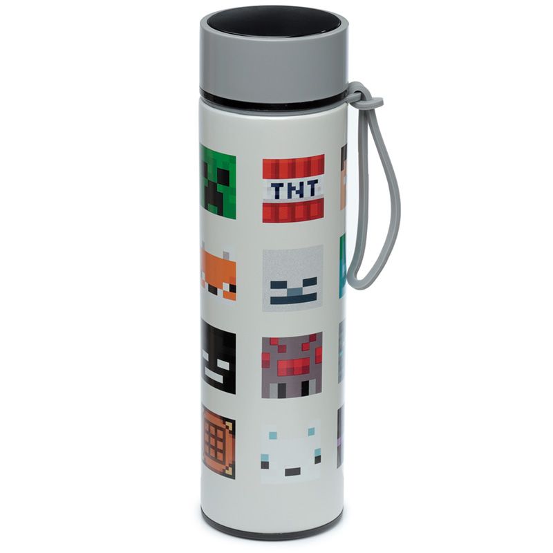 Termoska s digitálnym teplomerom a sitkom 0,45 l - Minecraft tváre