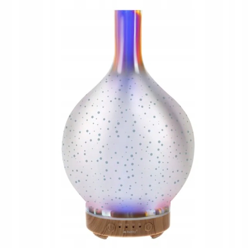 Zvlhčovač vzduchu 100ml s LED podsvietením s 3D efektom - aróma difuzér