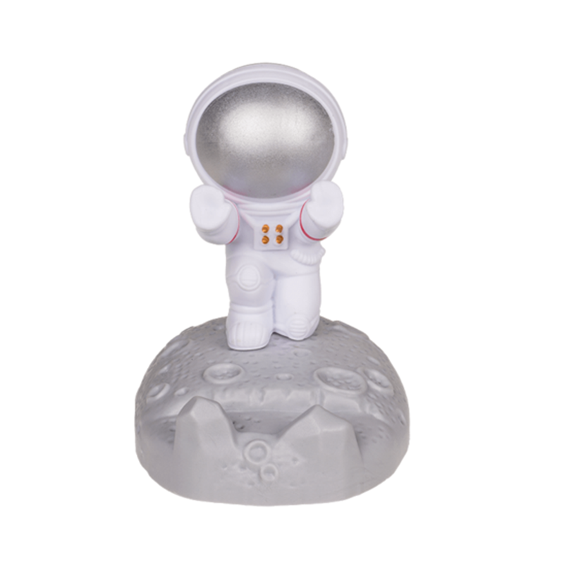 Vesmírny stojan na mobil ASTRONAUT – strieborné hľadí