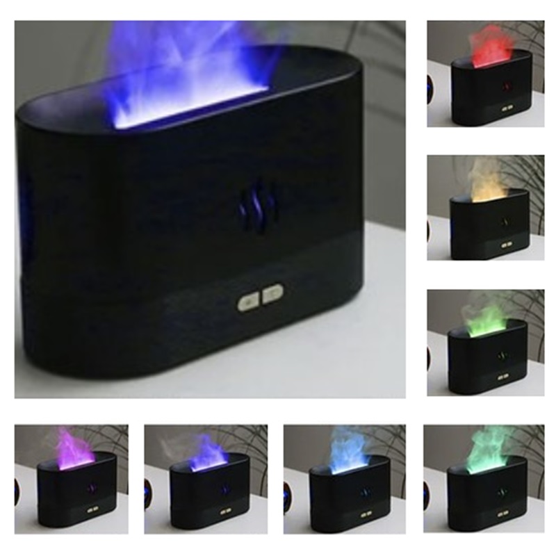 USB zvlhčovač vzduchu 180ml s difuzérom 22542 - Ohnivý efekt