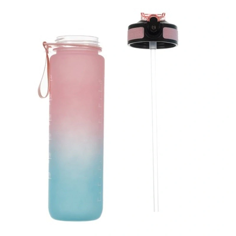 Motivačná fľaša na vodu 1l - PITNÝ REŽIM