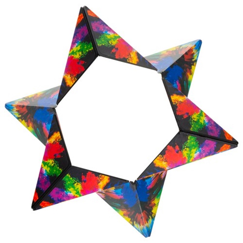 Magnetická farebná antistresová kocka - Puzzle