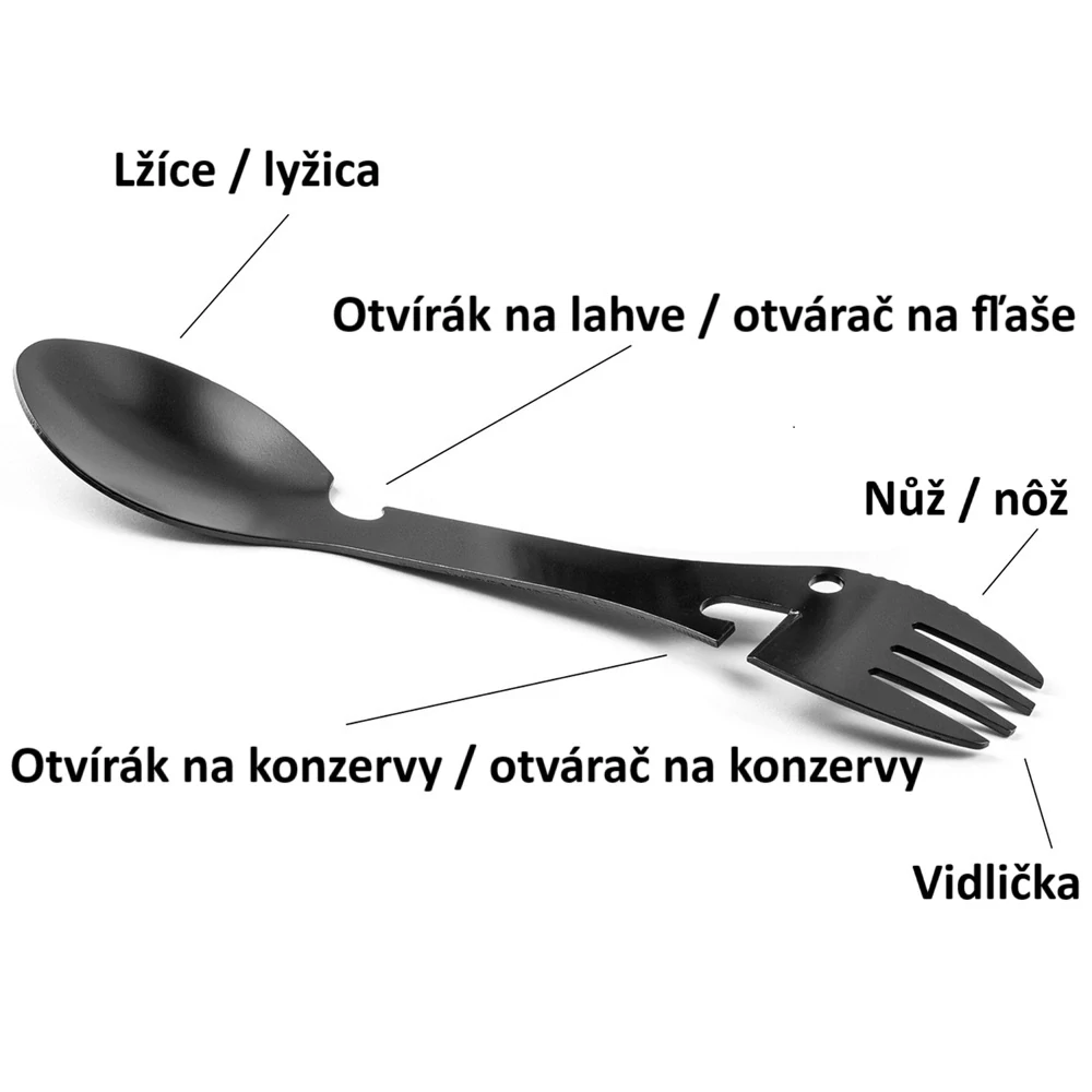 Originálna sada pre rybárov – smaltovaný hrnček, multifunkčný nástroj a kľúčenka