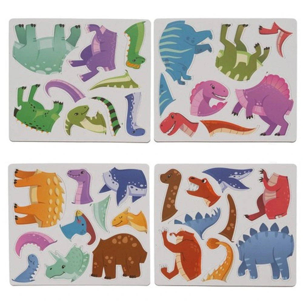 Magnetická tabuľka s puzzle dinosaury v knižke - 24730
