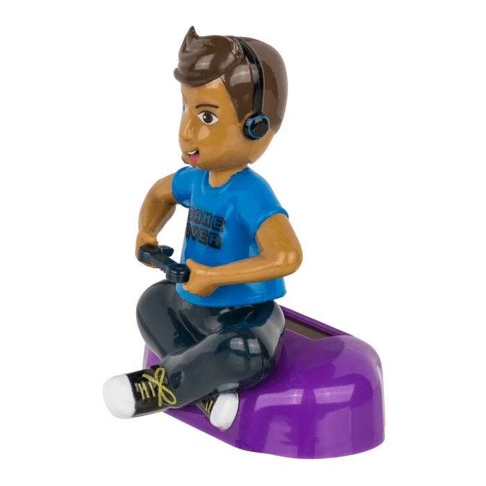 Solárna figúrka Gamer – pohyblivý darček pre hráčov a fanúšikov hier