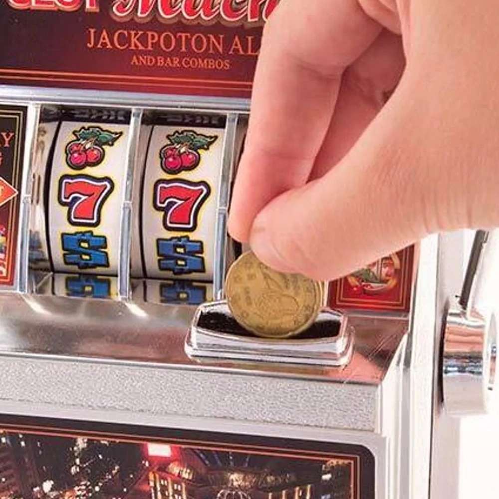 Kasička herný automat s LED a zvukom – Sparautomat Jackpot