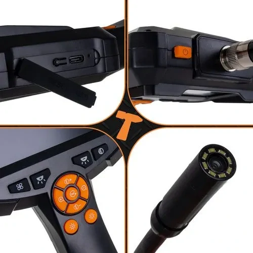 Profesionálna endoskopická kamera 4,2', 5 m s rukoväťou, kontrola bez mobilu – BIGSTREN