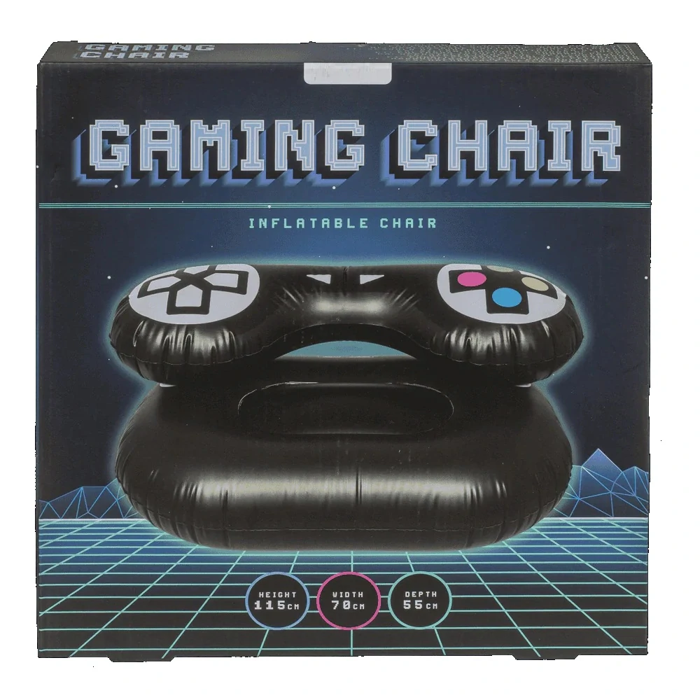 Nafukovacie herné kreslo Gamepad - originálny darček pre hráčov