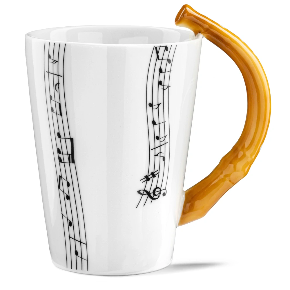 Hudobná darčeková sada Hrnček Flauta – podtácka Husľový kľúč