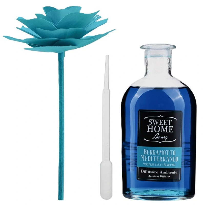 Aróma difuzér s kvetinou Sweet Home - Stredomorský Bergamot 250 ml