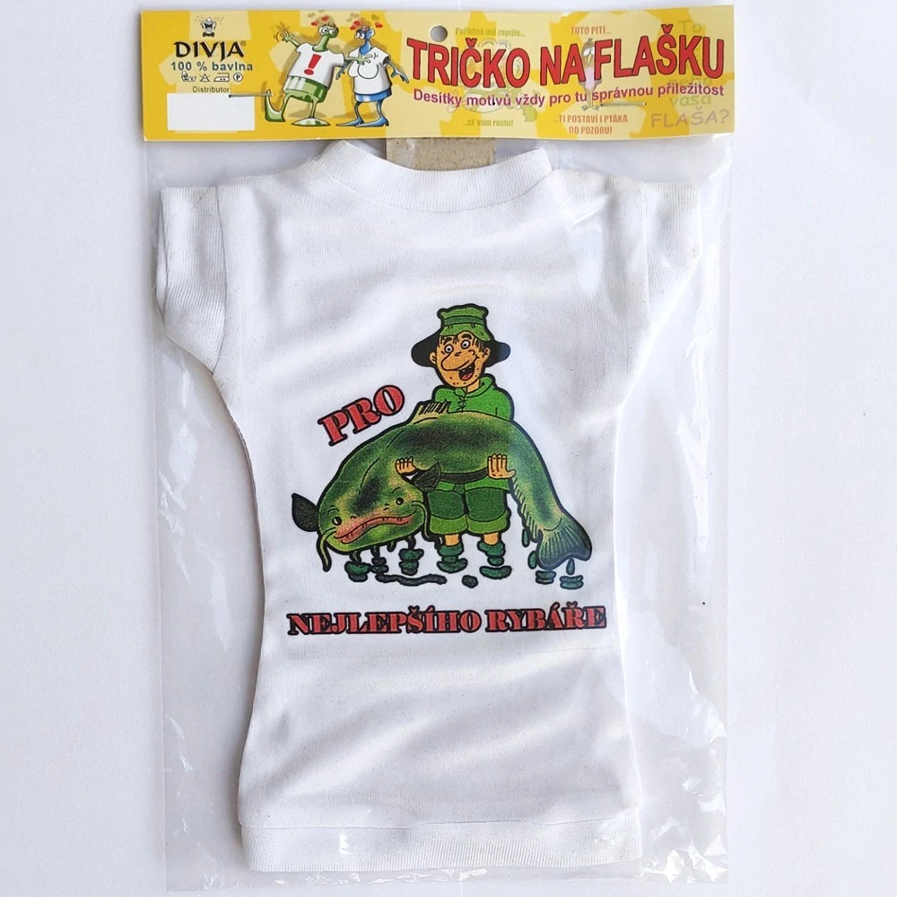 Tričko na láhev pro rybáře – Nejlepší rybář (CZ)
