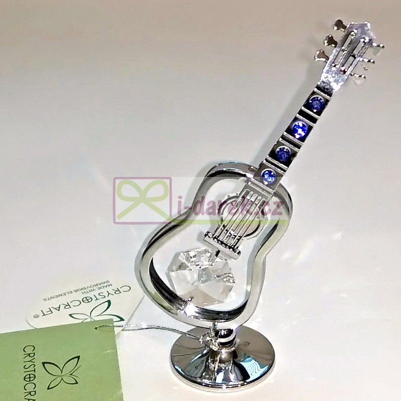 GITARA Crystocraft pre muzikantov - strieborná