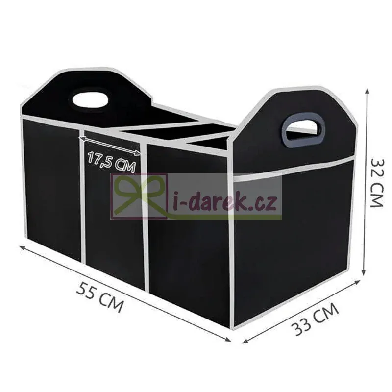 Skladací organizer do kufra auta - 3 priehradky