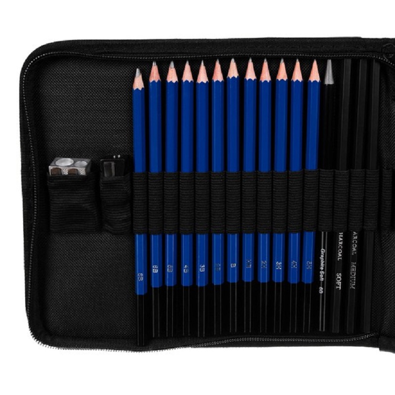 Sada na profesionálne skicovanie 32ks v zipovom puzdre 