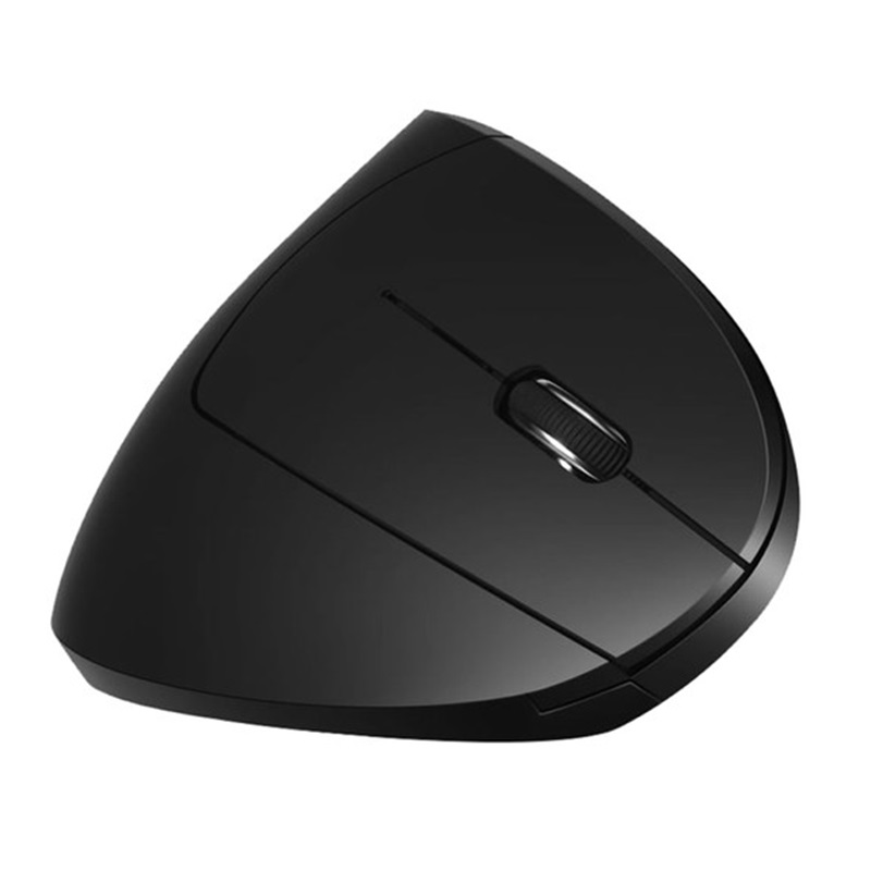 Ergonomická vertikálna bezdrôtová 2,4GHz myš - čierna