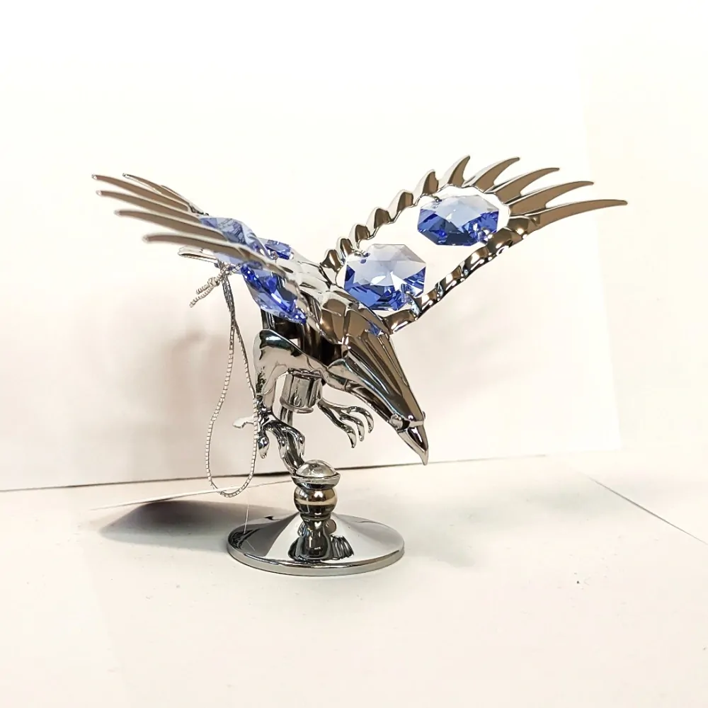 Letiaci OREL Crystocraft - strieborná