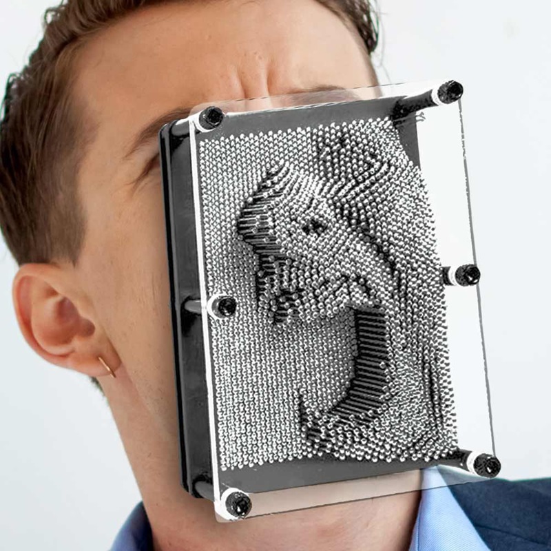 3D obrázok - oceľové odtlačky