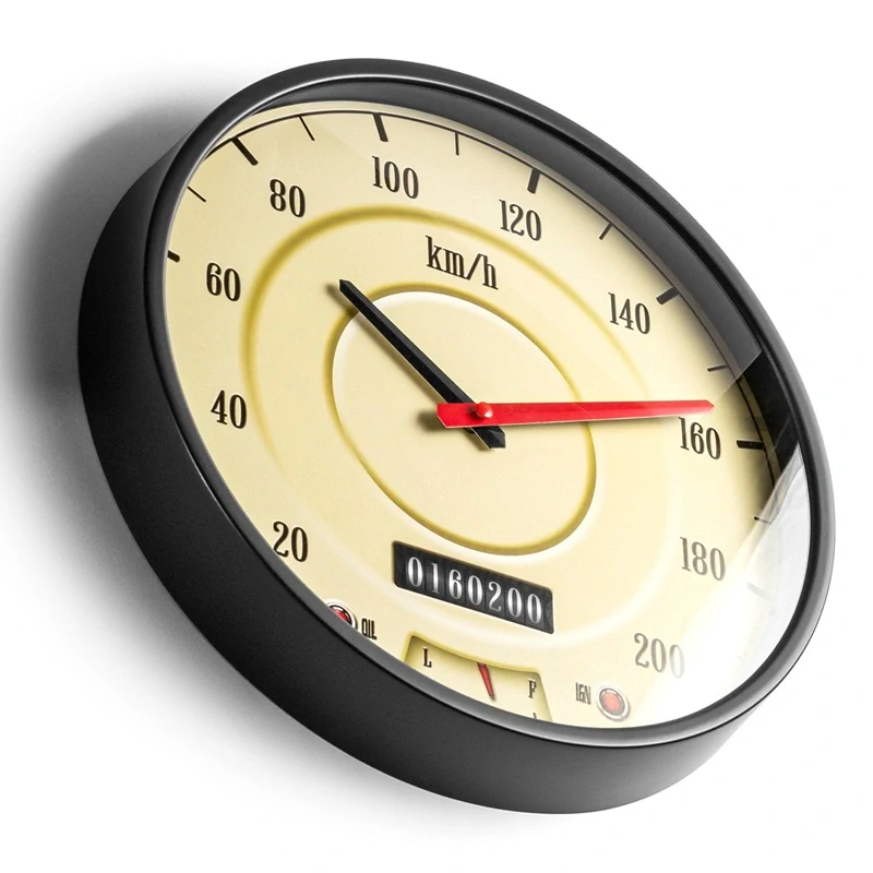 Nástenné hodiny pre auto-moto nadšencov – RETRO TACHOMETER